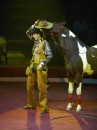 Комическая сценка с лошадью в стиле «Вестерн» профессиональное цирковое представление